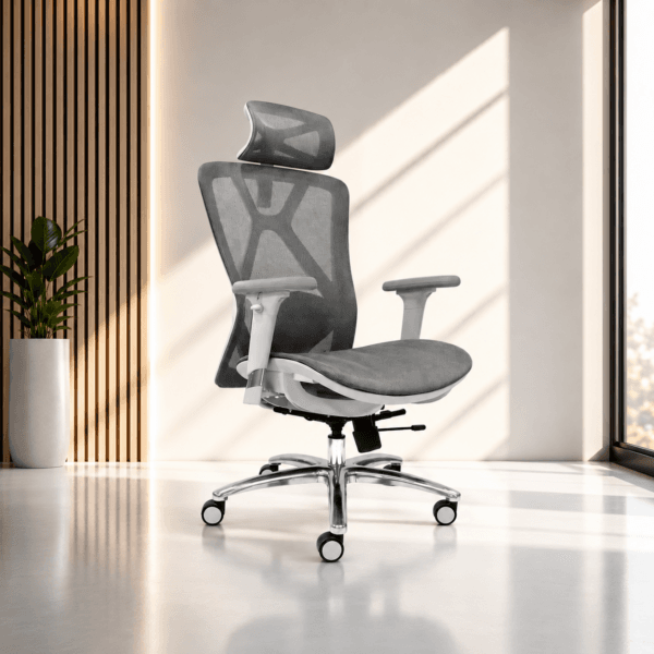 🪑 Silla Levi II Plus Presidencial Gris – Confort Ejecutivo y Ergonomía