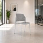 🪑 Silla Zyle Fija Gris – Versatilidad, Color y Resistencia