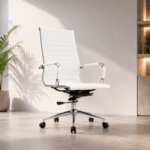 Silla Boss Presidencial Blanco – Elegancia y comodidad ejecutiva