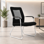 🪑 Silla Isis Malla Trineo – Elegancia Moderna para Oficinas y Salas de Espera