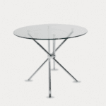 Mesa Nodos Vidrio 90 cm – Estilo y Resistencia