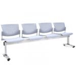 SILLA DE ESPERA BUTTERFLY 4 ASIENTOS POLIPROPILENO GRIS