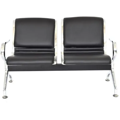 SILLA DE ESPERA TANDEM 2 ASIENTOS TAPIZADO COMPLETO