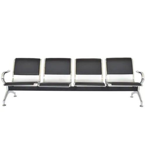 SILLA DE ESPERA 4 ASIENTOS TAPIZADO PARCIAL (TANDEM - BUTACA)