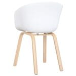 🪑 Silla Volga Decorativa Blanca – Estilo y Resistencia - Imagen 2