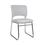 🪑 Silla ISO PU Fija Trineo Blanca – Comodidad y Elegancia en Ambientes Profesionales