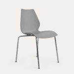 Silla Brenda Decorativa Gris – Diseño moderno y resistente