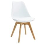 🪑 Silla Ema Tulip Blanca – Diseño Nórdico y Ergonómico para Oficina y Comedor  - Imagen 3