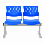 Silla de Espera Butterfly 2 asientos Azul – Diseño Moderno y Espacios Eficientes - Imagen 3