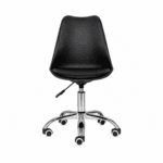🪑 Silla Ema Tulip Giratoria Negra: Estilo, Confort y Funcionalidad para Oficinas Modernas - Imagen 2