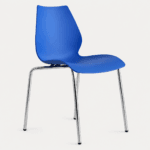 Silla Brenda Decorativa Azul – Diseño moderno y resistente