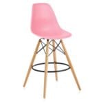 Silla de Bar Eames Rosa – Diseño icónico y funcional