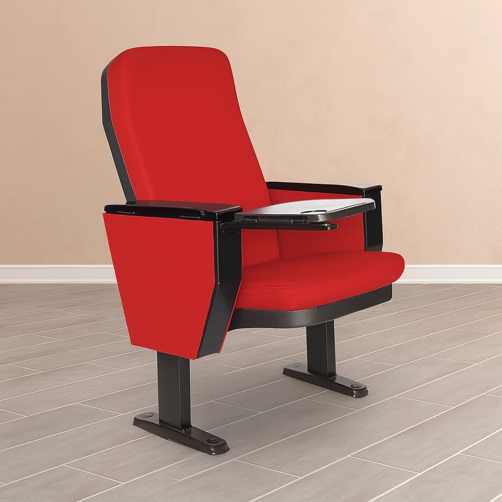 butaca de auditorio con tablero abatible