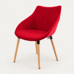 Silla Vero Decorativa Roja – Estilo Moderno y Comodidad en un Solo Diseño