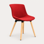 Silla Mili Acolchada Roja – Diseño Moderno, Estilo y Comodidad