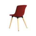 Silla Mili Acolchada Roja – Diseño Moderno, Estilo y Comodidad - Imagen 3