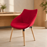 Silla Vero Decorativa Roja – Estilo Moderno y Comodidad en un Solo Diseño