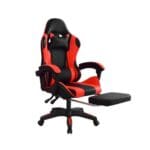 silla gamer gk roja con reposapies