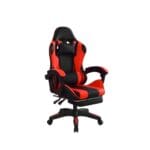 silla gamer gk roja con reposapies