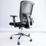 silla delphi ejecutiva cromada reclinable