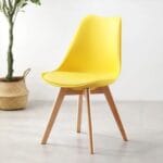 silla ema tulip amarilla