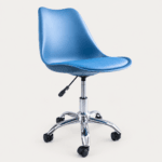 Silla Ema Tulip Giratoria Azul marino – Diseño moderno y confort ejecutivo