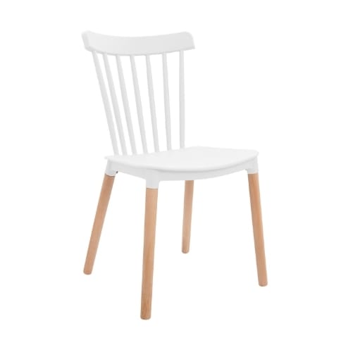 silla dylan decorativa blanca