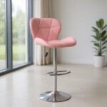 silla de bar mariposa rosa