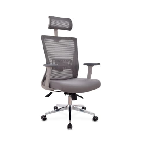 silla ken presidencial gris