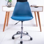 silla ema tulip azul marino