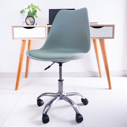 silla ema tulip verde manzano silla ema tulip verde manzano