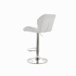 silla de bar mariposa blanca