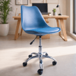 Silla Ema Tulip Giratoria Azul marino – Diseño moderno y confort ejecutivo