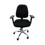 Silla Lee Reclinable Cromada Negra