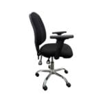Silla Lee Reclinable Cromada Negra