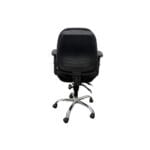 Silla Lee Reclinable Cromada Negra