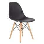 silla eames negra clasica