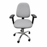 Silla Lee SemiReclinable Cromada Gris claro